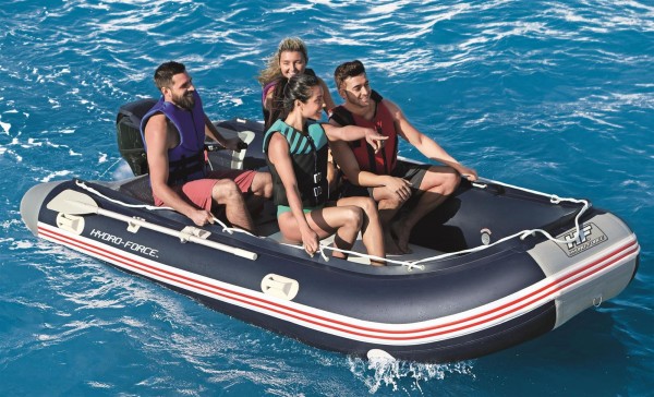 Надувная лодка "Sunsaille" 380х180х46см, алюм.вёсла, насос, до 780кг, Bestway 65062 BW