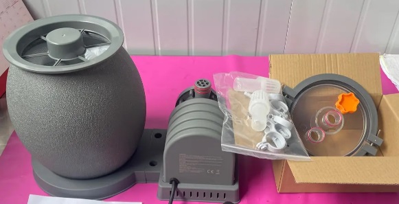 Песочный фильтр-насос 100w, 4,5/3,м3/ч, резервуар для песка 11кг, фракция 0.45-0.85мм, NeverGreen 57007