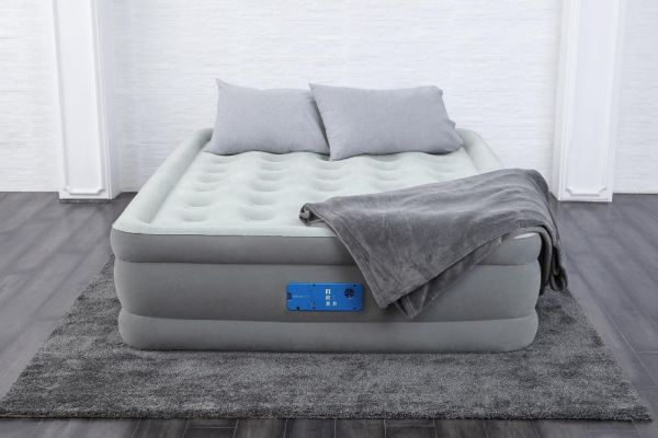 Надувная кровать 152х203х46см "AlwayzAire" встр.насос 220В с автоподкачкой, до 300кг, Bestway 67706 BW