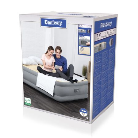 Надувная кровать 152х203х46см, встр.насос 220В, до 300кг, Bestway 67486 BW