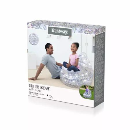 Надувное кресло 72х72х64см "Блеск" от 3 лет, Bestway 75105 BW