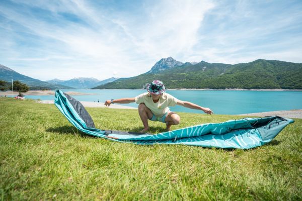 Надувная байдарка Kayak Glider-475 475x83х42см,3 весла, 3 сиденья, киль, до 230кг, Aqua Marina PA-25GD03