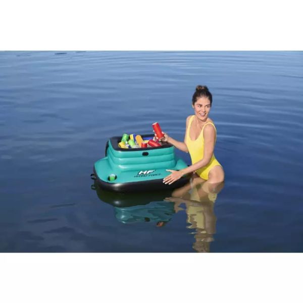 Плавающий холодильник 88х77см (88х67х52см) "Glacial Sport" с подстаканником, Bestway 43191 BW