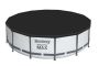 Каркасный бассейн Steel Pro Max 427х107см, 13030л, фил.-насос 3028л/ч, лестница, тент, Bestway 56950 BW