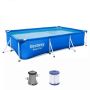 Каркасный бассейн Steel Pro 300х201х66см, 3300л, фил.-насос 1249л/ч, Bestway 56411 BW