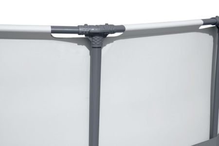 Каркасный бассейн Steel Pro Max 427х107см, 13030л, фил.-насос 3028л/ч, лестница, тент, Bestway 56950 BW