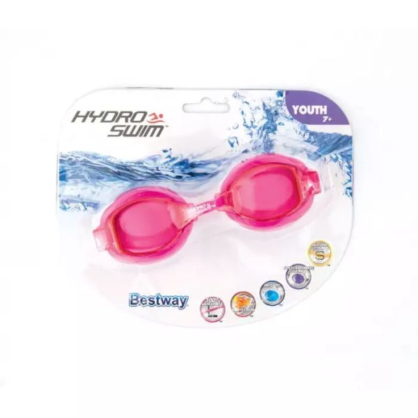 Очки для плавания Ocean Wave, три цвета, от 7 лет, Bestway 21079 BW