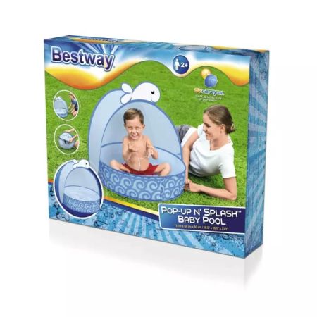 Детский бассейн 78х68х60см "Pop-Up n' Splash" с навесом, от 2 лет, Bestway 52577 BW