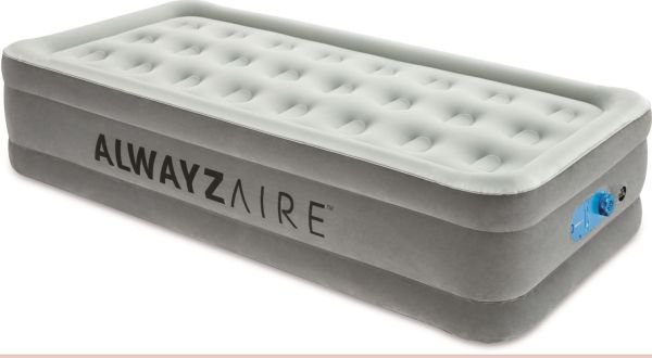 Надувная кровать 97х191х46см "Alwayzaire" встр.насос 220В с автоподкачкой, до 150кг, Bestway 67622 BW