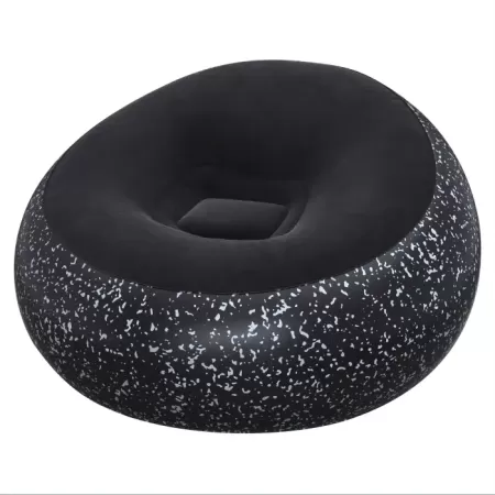 Надувное кресло 112x112x66см "Inflate-A-Chair" черное, до 100кг, Bestway 75153 BW