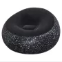 Надувное кресло 112x112x66см "Inflate-A-Chair" черное, до 100кг, Bestway 75153 BW