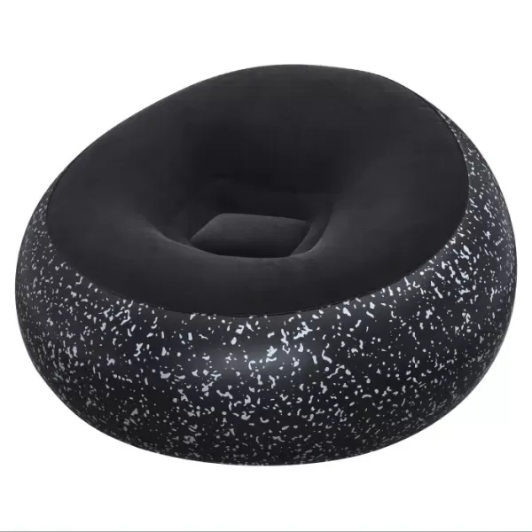 Надувное кресло 112x112x66см "Inflate-A-Chair" черное, до 100кг