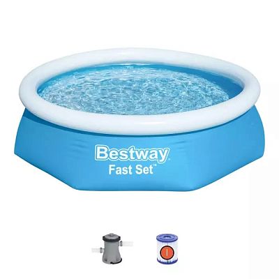 Бассейн Fast Set 244х61см, 1880л, фил.-насос 1249л/ч
