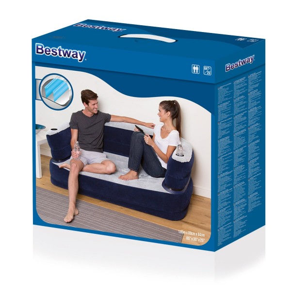 Надувной диван 165х89х64см "Deluxe", Bestway 75058 BW