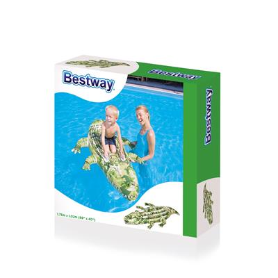 Надувная игрушка-наездник "Крокодил" с ручками, 175х102см, Bestway 41090 BW