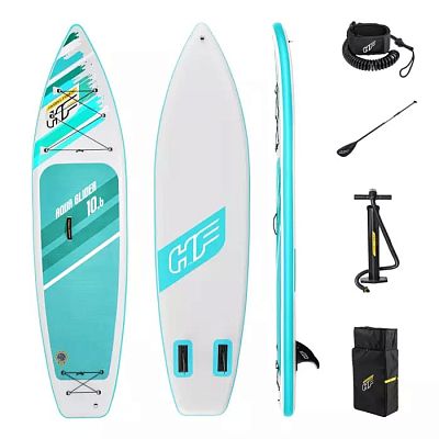 SUP-доска "Aqua Glider" 320x79x12см, насос, весло, лиш, ремнабор, сумка, до 110кг