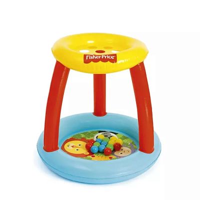 Игровой центр 89x89x84см "Зверюшки Fisher Price" с мячами (15шт), от 2 лет