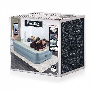 Надувная кровать 152x203x51см, встр.нас. 220В Sleep Control, до 300кг, Bestway 69058 BW