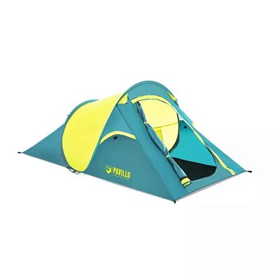 Палатка 2-местная 220x120x90см "Coolquick 2" 1 слой, 180Т polyester PU, 1500мм, 110гр/м2 PE