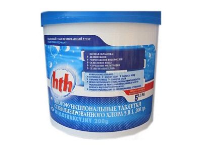 Многофункц. табл.стабилиз. хлора 5 в 1, MAXITAB ACTION, 200гр. 25кг