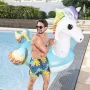 Надувной матрас-плот для плавания 224х164см "Единорог" с ручками, до 90кг, Bestway 41113 BW