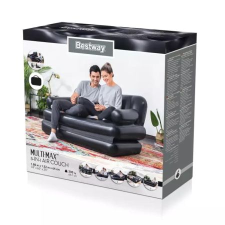 Надувной диван-трансформер 152х188х64см "Multi-Max 5-in-1", Bestway 75054 BW