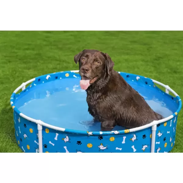 Каркасный бассейн для животных 122х30,5см  "Fetchin' Fun Pet Play Pool" , Bestway 561KM BW