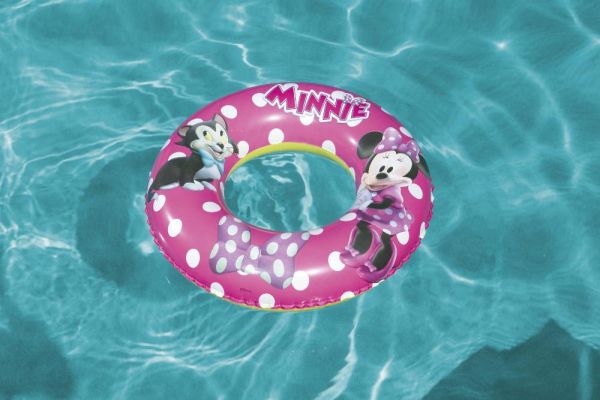 Надувной круг 56см "Minnie Mouse" 3-6 лет, Bestway 91040 BW