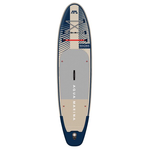 SUP-доска "Magma" 340х84х15см, насос, весло, лиш, киль, ремнабор, сумка, до 150кг, Aqua Marina BT-23MAP