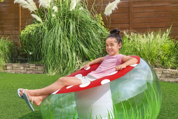 Надувное кресло "Mighty Mushroom" 112x112x66см, до 75 кг, от 6 лет, Bestway 75123 BW