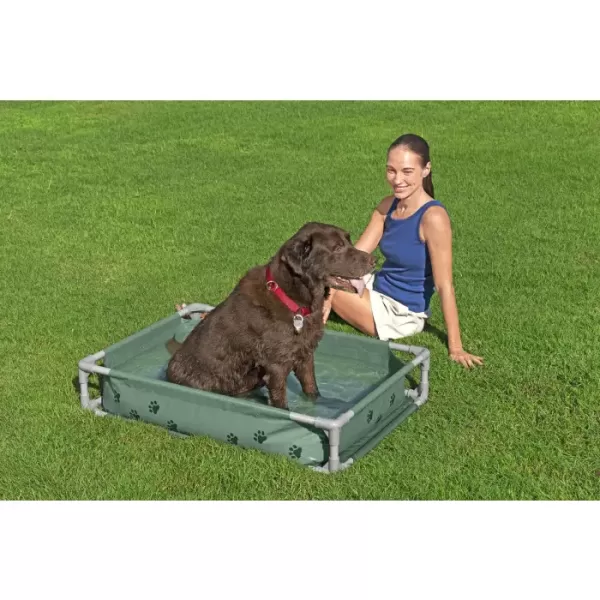 Бассейн для домашних животных, лежанка 2-в-1 102x74x20см, Bestway 561RG BW