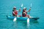 Надувная байдарка Kayak Glider-412 412x83х42см, весла, сиденья, киль, до 180кг, Aqua Marina PA-25GD02