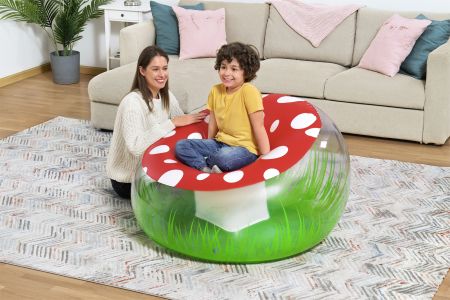 Надувное кресло "Mighty Mushroom" 112x112x66см, до 75 кг, от 6 лет, Bestway 75123 BW