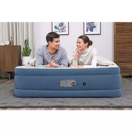 Надувная кровать 152х203х46см "AlwayzAire" встр.насос 220В с автоподкачкой, до 300кг, Bestway 67624 BW