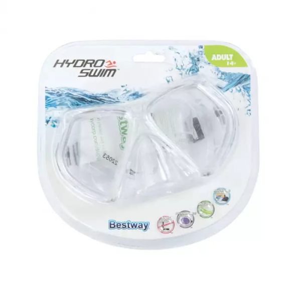Маска для ныряния Crystal Clear, три цвета, от 14 лет, Bestway 22053 BW