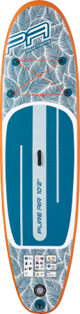 SUP-доска All-Round iSUP Tropic 10'2 310х79х12см, насос, алюм. весло, лиш, киль, сумка, до 110 кг, Aqua Marina PA-25T310