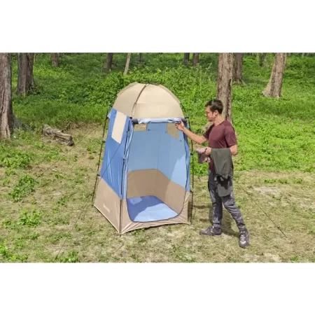 Палатка-кабинка 1-местная 110х110х190см "Station Port" 1 слой, 170T polyester PA, 300мм, 110гр/м2 PE, Bestway 68002 BW