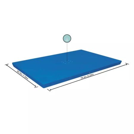 Тент для каркасного бассейна 221х150х43см (224х154см), Bestway 58103 BW