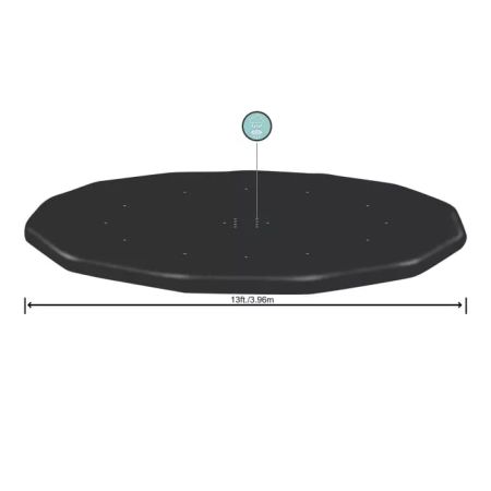 Тент для бассейнов 396см (Fast Set, Steel Pro, Power Steel) и 360x120см (Hydrium), D401см, Bestway 58292 BW