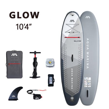 SUP-доска "BT-24GL" 315х79х15см, Ambient Light System, киль, лиш, до 140кг, Aqua Marina BT-24GL