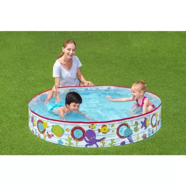 Детский бассейн 152х25см с иллюминаторами, 435л, от 2 лет, Bestway 55029 BW