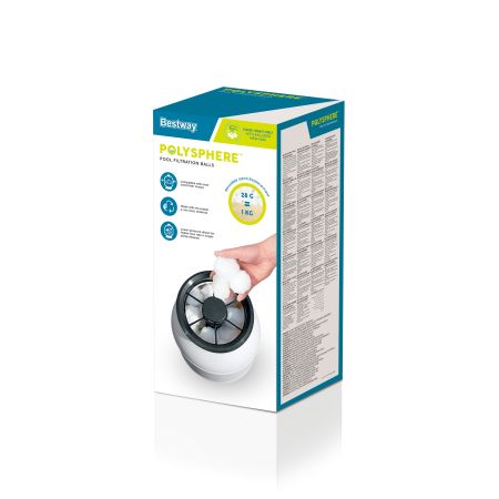 Наполнитель Polysphere для песчаных фильтров (эквивалент 18кг песка), Bestway 58475 BW