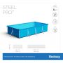 Каркасный бассейн Steel Pro 400х211х81см, 5700л, фил.-насос 1249л/ч, Bestway 56424 BW