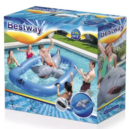Надувная игрушка-наездник "Акула", 310х213см, Bestway 41124 BW