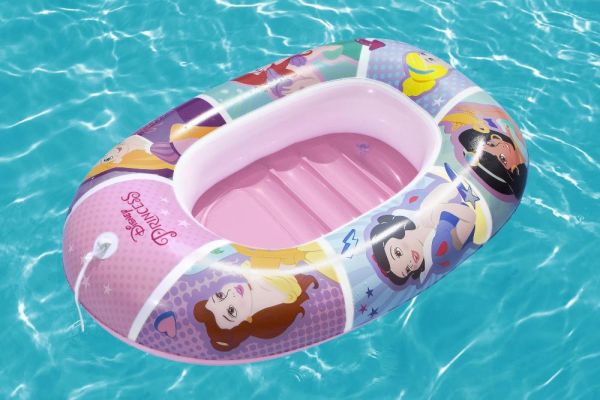 Надувная лодочка 102х69см "Disney Princess" с окошком, 3-6 лет, Bestway 91044 BW