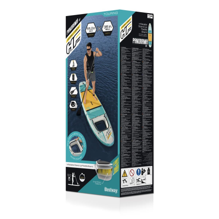 SUP-доска "Panorama" 340х89х15см, насос, весло, лиш, ремнабор, сумка, до 150кг, Bestway 65363 BW