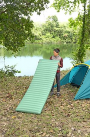 Надувной спальный коврик каремат"AdventuRest Insulated Queen" 203x142x15см, Bestway 69619 BW