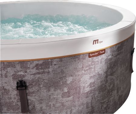 СПА-бассейн 180х65см "Cocoon" 850л, круглый, гидромассаж, аэромассаж(3 коробки A.B.C.), MSpa F-CO066WE