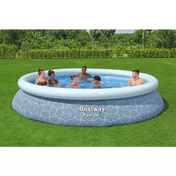 Бассейн Fast Set 396х84см, 7340л, фил.-насос 2006л/ч, Bestway 57376 BW
