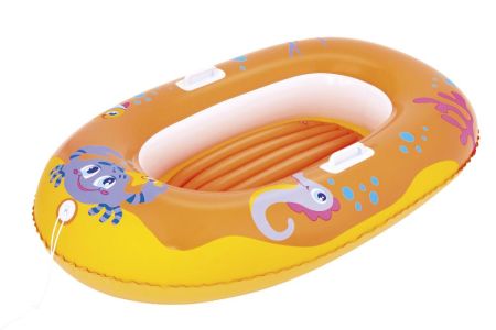Надувная лодочка 137х89см "Крабики" 3-6 лет, Bestway 34009 BW